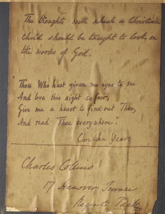 Charles Allston Collins R.B.A (1828-1873) The Thoughts with which a Christian Child should be taught to look on the works of God, fra